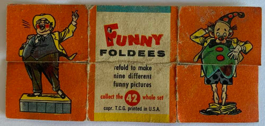 1948 Topps Funny Foldees #42 The Clown  V54947 Image 1