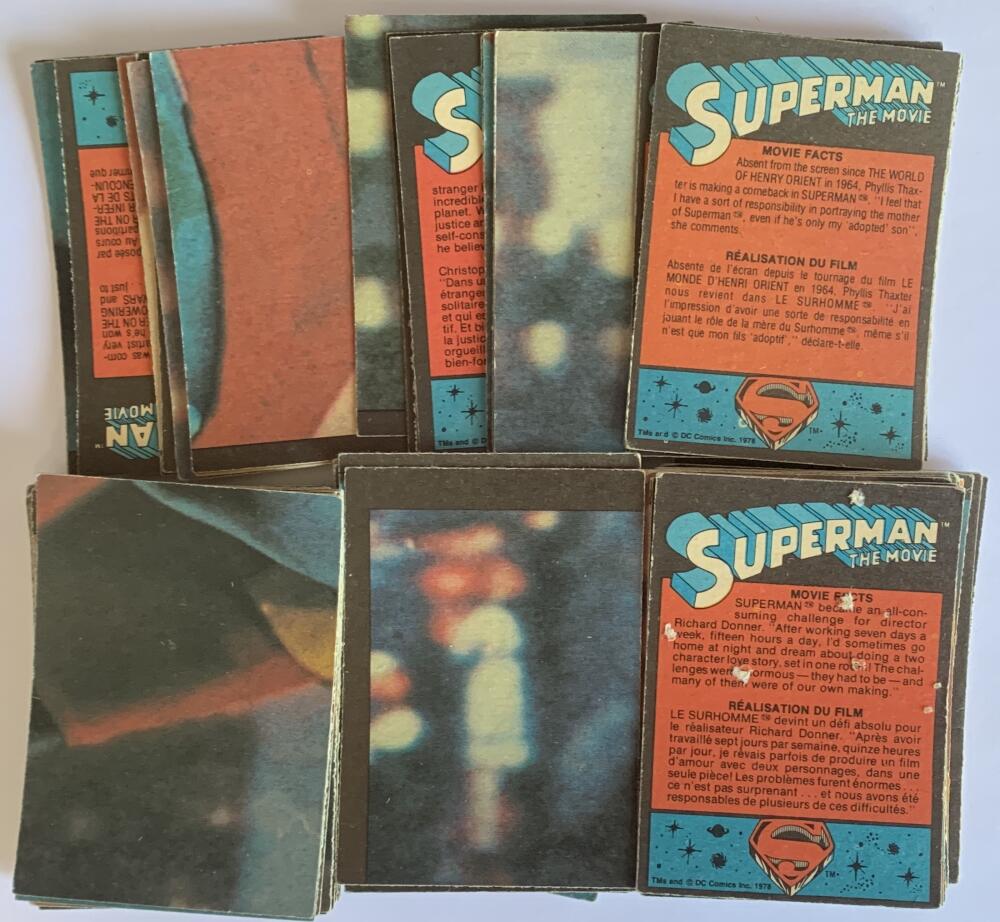 1978 O-Pee-Chee Superman The Movie Trading Card Lot of 83-  VL59991 Image 2
