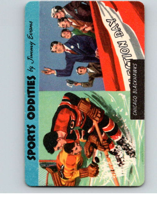 1954 Quaker Sports Oddities #10 Chicago Blackhawks  V54953 Image 1