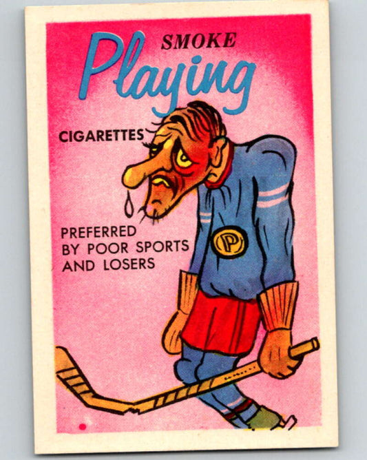 1960 V427-1 Goodies Mr. Baloney's Comics #37 Smoke Playing Hockey  V54954 Image 1