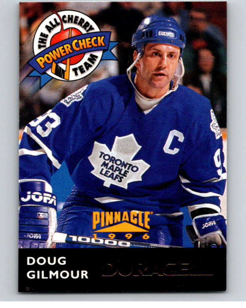1996-97 Duracell All-Cherry Team #DC7 Doug Gilmour  Toronto Maple Leafs  V54958 Image 1