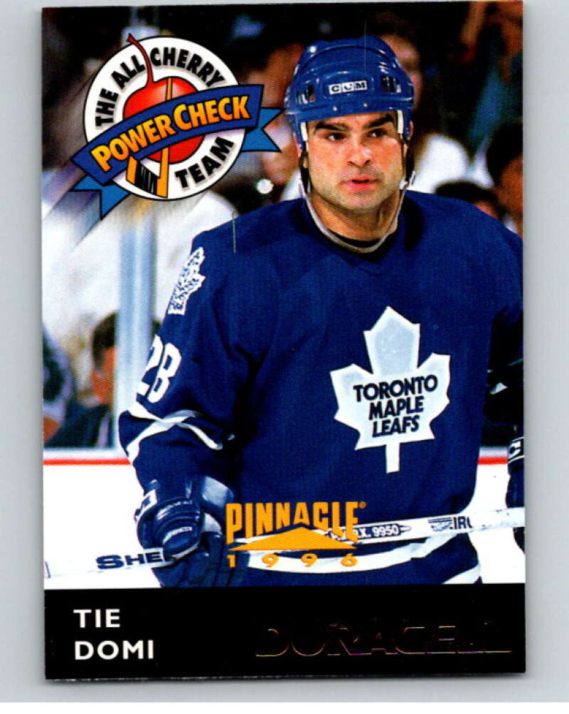 1996-97 Duracell All-Cherry Team #DC13 Tie Domi  Toronto Maple Leafs  V54959 Image 1
