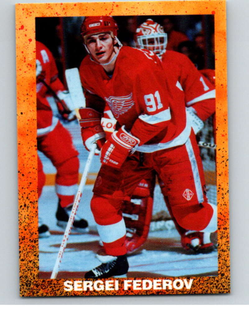 1990-91 Promo Sergei Fedorov Rookie Card  V54960 Image 1