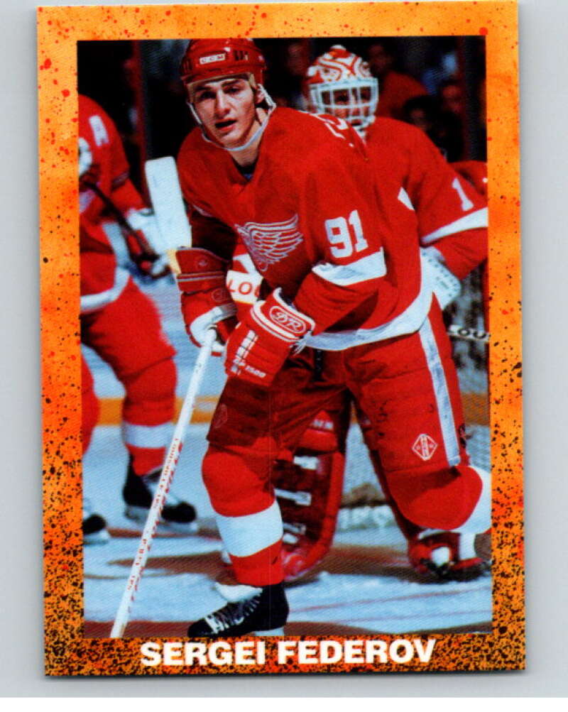 1990-91 Promo Sergei Fedorov Rookie Card  V54962 Image 1
