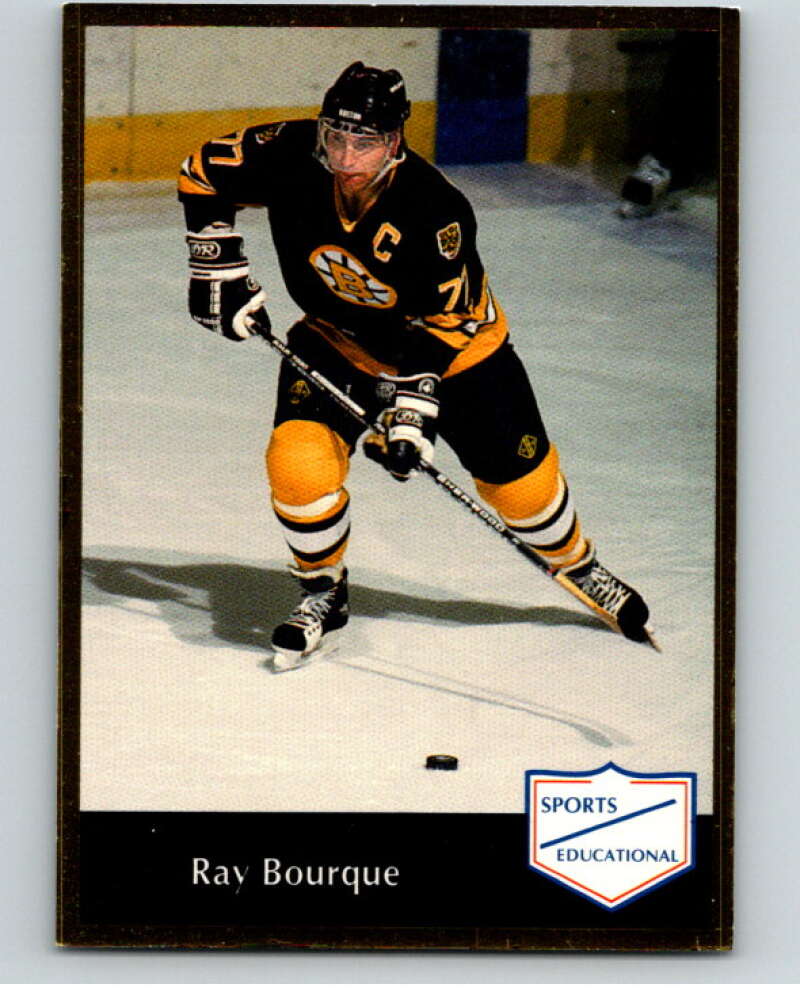 1991-92 Sports Educational Hockey #51 ray Bourque  V54969 Image 1