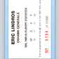 1990-91 Oshawa Generals Playoff Limited Card Eric Lindros 6194/12000 -  V54978 Image 2