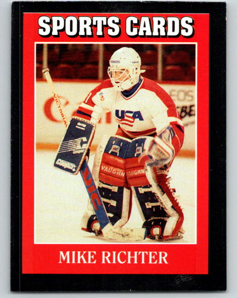 1991 Sports Card Magazine Card #34 Mike Richter  V54989 Image 1
