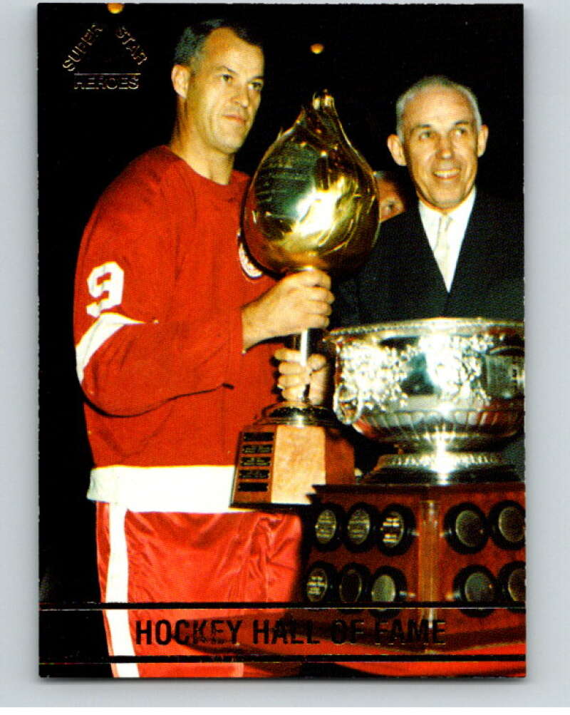 1992 Super Star Heroes Gold Foil Hall Of Fame Gordie Howe  V54993 Image 1