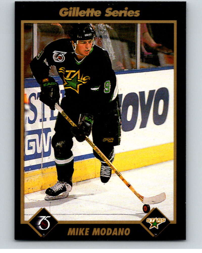 1991-92 Gillette Series Super Stars #15 Mike Modano  V55088 Image 1