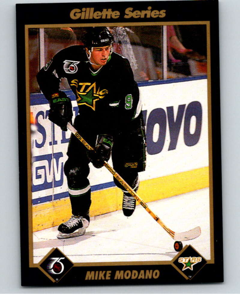 1991-92 Gillette Series Super Stars #15 Mike Modano  V55089 Image 1