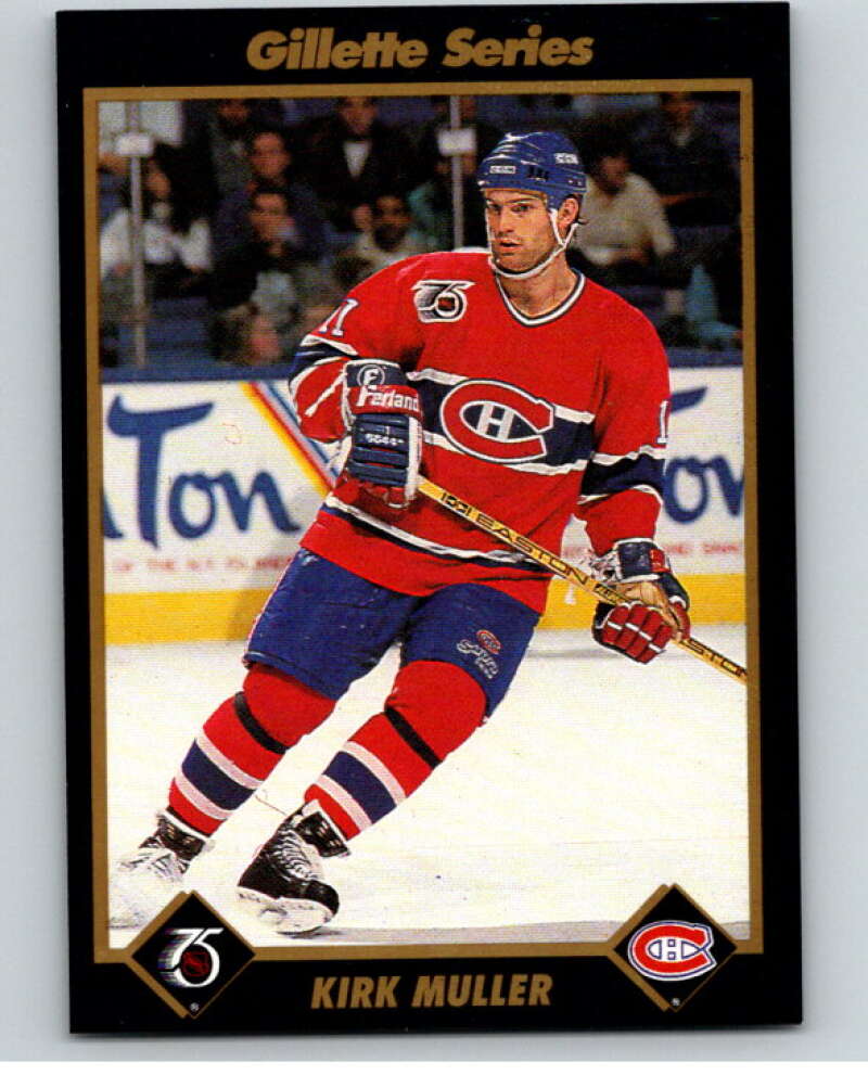 1991-92 Gillette Series Super Stars #21 Kirk Muller  V55093 Image 1