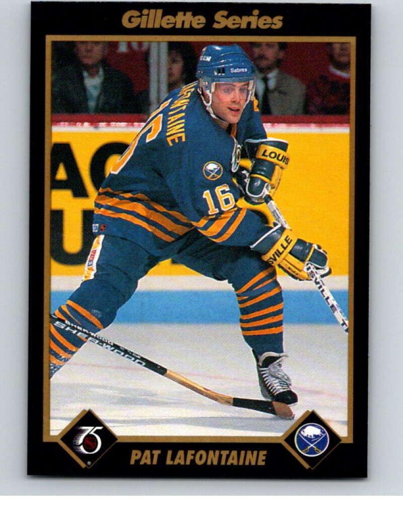 1991-92 Gillette Series Super Stars #23 Pat LaFontaine  V55097 Image 1