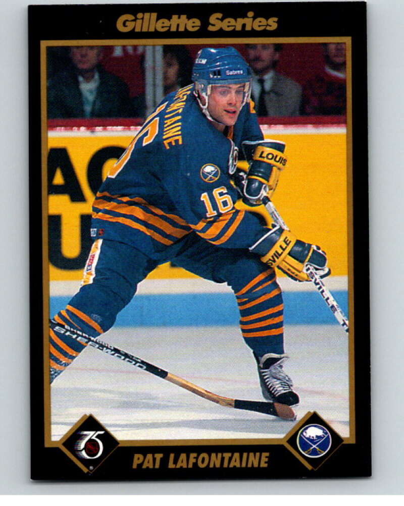 1991-92 Gillette Series Super Stars #23 Pat LaFontaine  V55098 Image 1