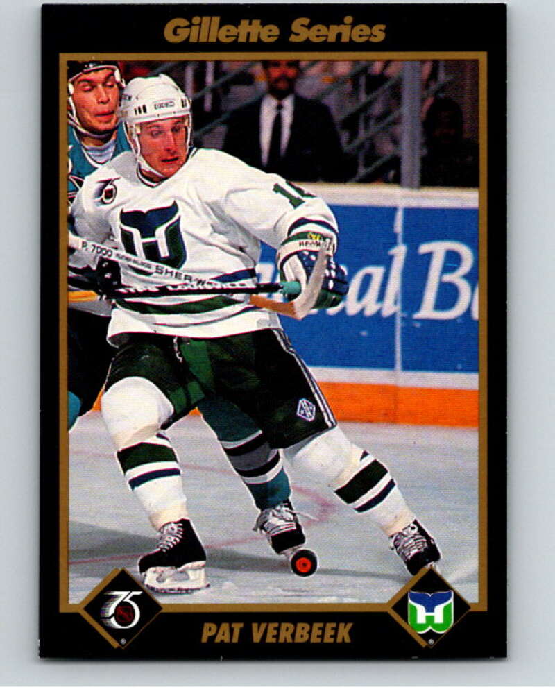 1991-92 Gillette Series Super Stars #24 Pat Verbeek  V55099 Image 1
