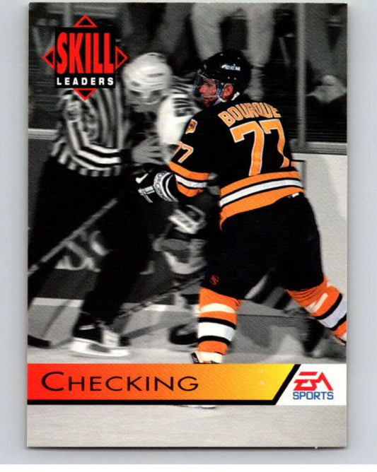 1994 EA Sports Hockey NHLPA '94 #185 Checking  V55280 Image 1