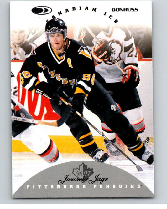 1996-97 Donruss Canadian Ice #1 Jaromir Jagr  Pittsburgh Penguins  V55289 Image 1
