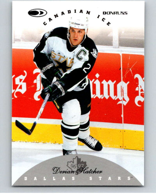 1996-97 Donruss Canadian Ice #4 Derian Hatcher  Dallas Stars  V55292 Image 1