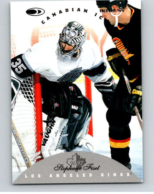 1996-97 Donruss Canadian Ice #17 Stephane Fiset  Los Angeles Kings  V55305 Image 1