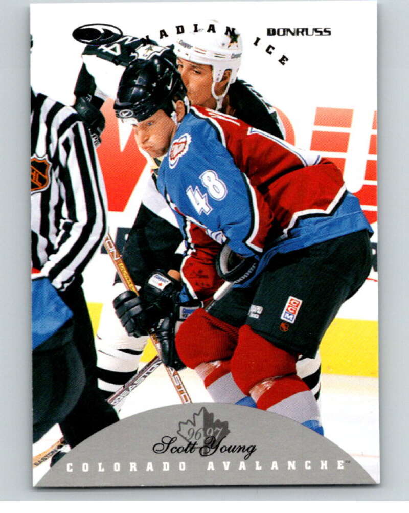 1996-97 Donruss Canadian Ice #30 Scott Young  Colorado Avalanche  V55318 Image 1