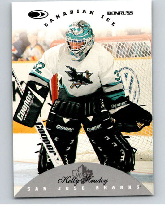 1996-97 Donruss Canadian Ice #36 Kelly Hrudey  San Jose Sharks  V55324 Image 1