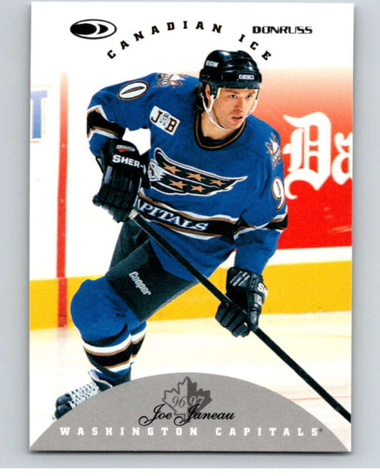 1996-97 Donruss Canadian Ice #38 Joe Juneau  Washington Capitals  V55326 Image 1