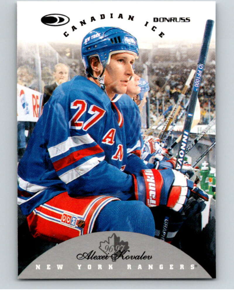 1996-97 Donruss Canadian Ice #41 Alexei Kovalev  New York Rangers  V55329 Image 1