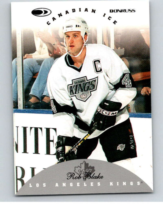 1996-97 Donruss Canadian Ice #42 Rob Blake  Los Angeles Kings  V55330 Image 1