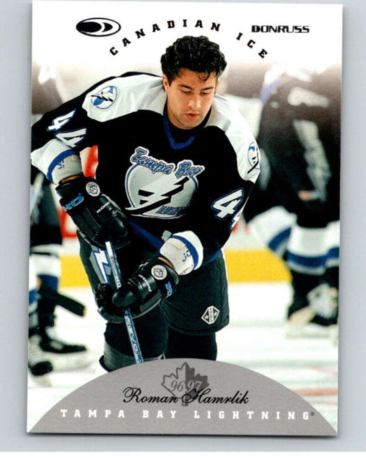 1996-97 Donruss Canadian Ice #44 Roman Hamrlik  Tampa Bay Lightning  V55332 Image 1