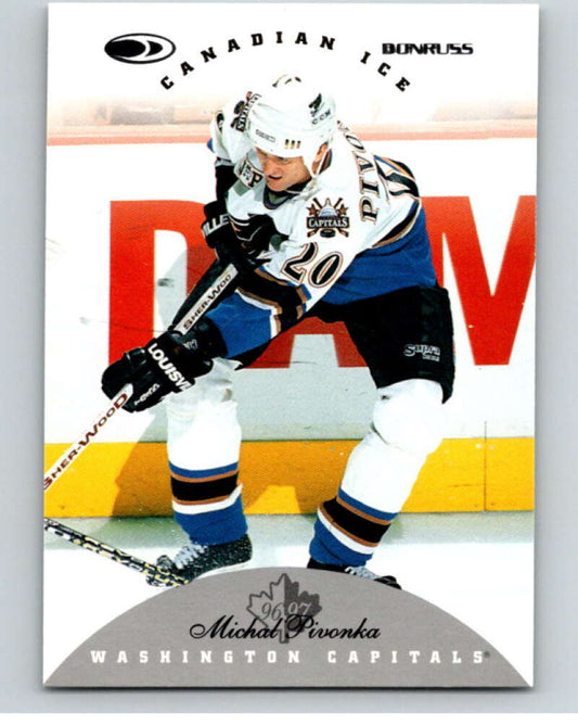 1996-97 Donruss Canadian Ice #50 Michal Pivonka  Washington Capitals  V55338 Image 1