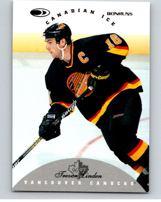 1996-97 Donruss Canadian Ice #52 Trevor Linden  Vancouver Canucks  V55340 Image 1