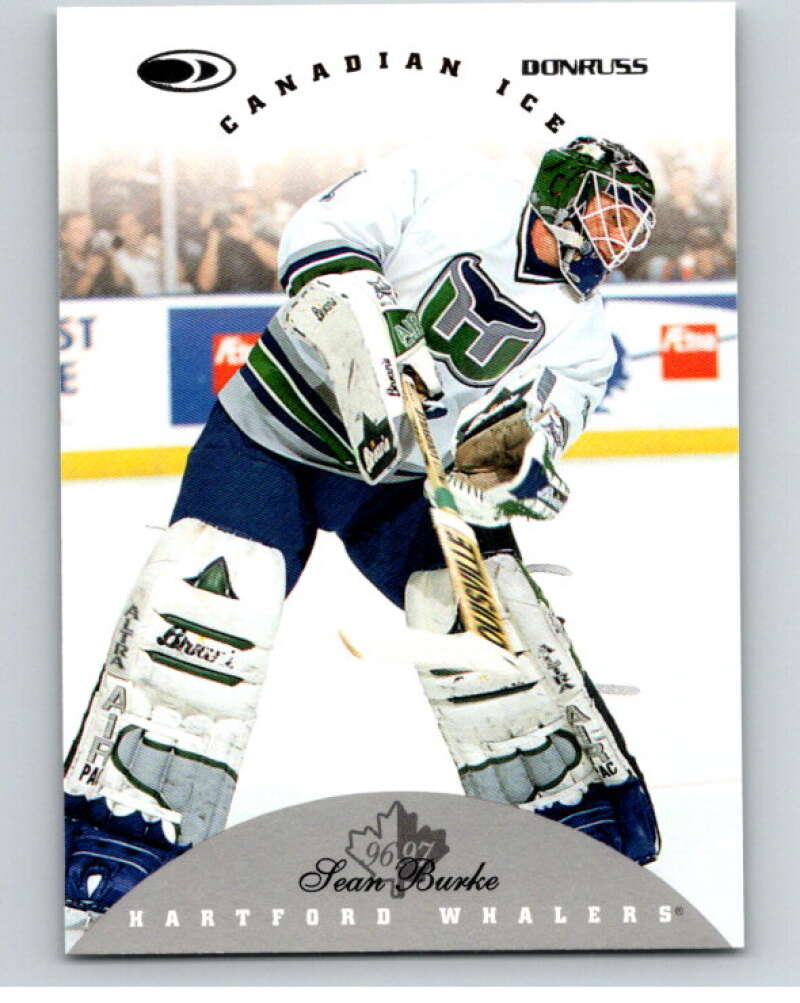 1996-97 Donruss Canadian Ice #66 Sean Burke  Hartford Whalers  V55354 Image 1