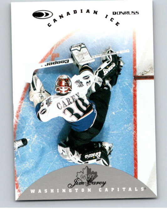 1996-97 Donruss Canadian Ice #79 Jim Carey  Washington Capitals  V55367 Image 1