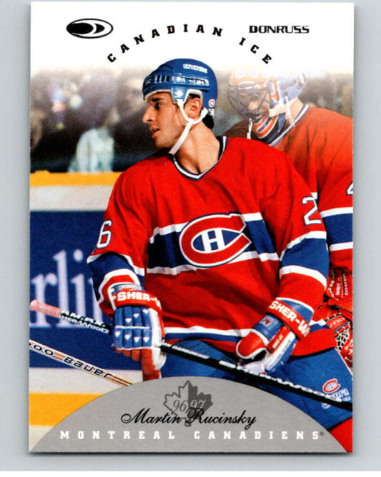 1996-97 Donruss Canadian Ice #81 Martin Rucinsky  Montreal Canadiens  V55369 Image 1