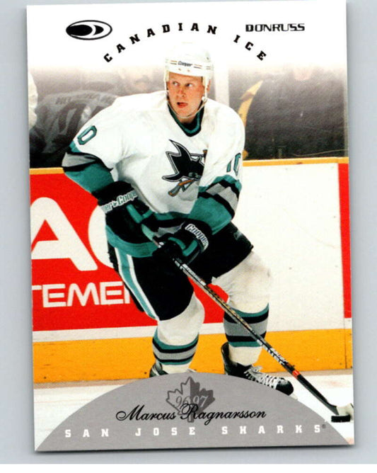1996-97 Donruss Canadian Ice #83 Marcus Ragnarsson  San Jose Sharks  V55371 Image 1