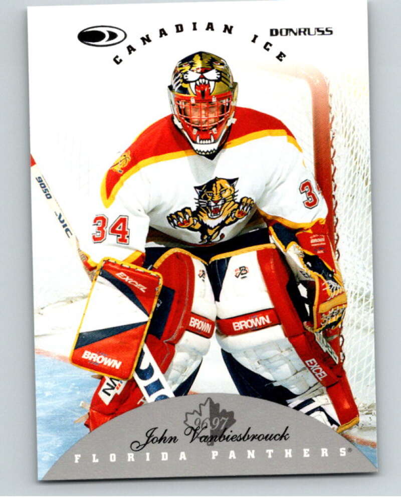 1996-97 Donruss Canadian Ice #84 John Vanbiesbrouck  Florida Panthers  V55372 Image 1