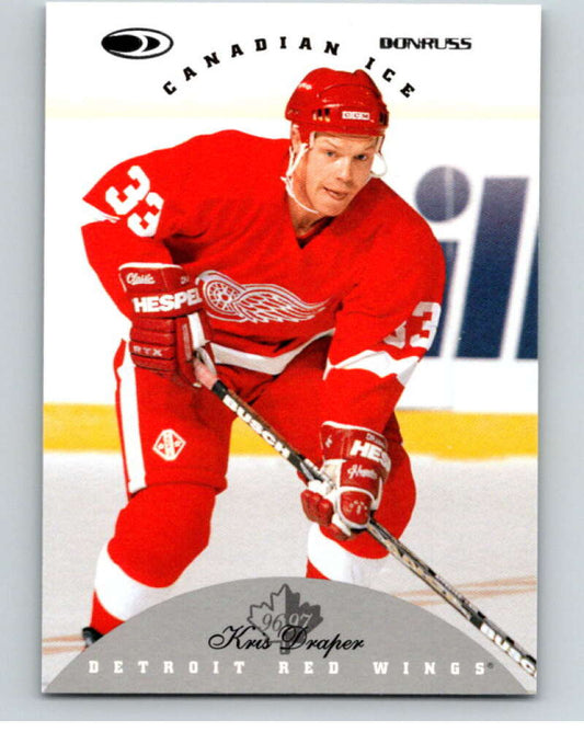 1996-97 Donruss Canadian Ice #92 Kris Draper  Detroit Red Wings  V55380 Image 1