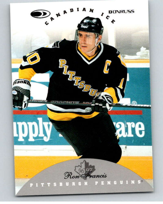 1996-97 Donruss Canadian Ice #93 Ron Francis  Pittsburgh Penguins  V55381 Image 1