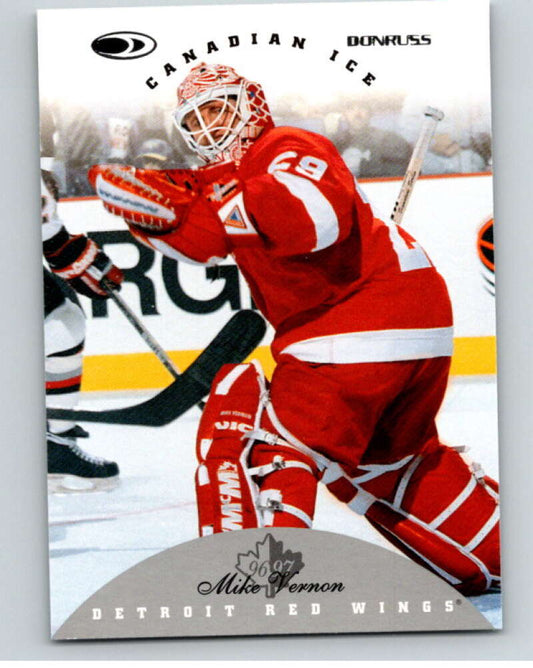 1996-97 Donruss Canadian Ice #94 Mike Vernon  Detroit Red Wings  V55382 Image 1