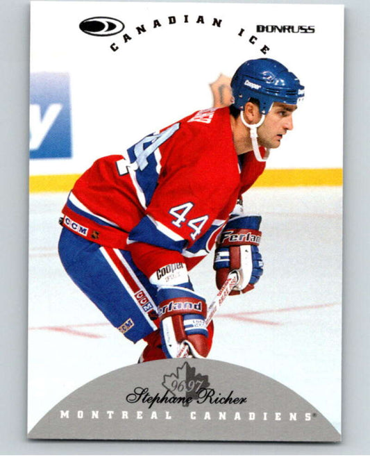 1996-97 Donruss Canadian Ice #98 Stephane Richer  Montreal Canadiens  V55386 Image 1