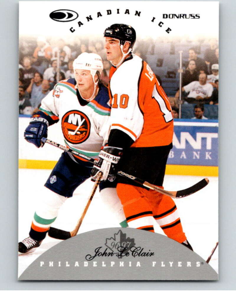 1996-97 Donruss Canadian Ice #100 John LeClair  Philadelphia Flyers  V55388 Image 1