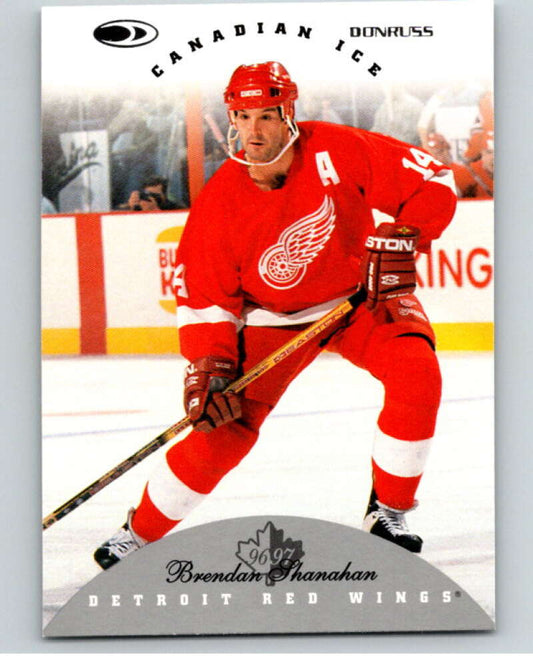 1996-97 Donruss Canadian Ice #101 Brendan Shanahan  Detroit Red Wings  V55389 Image 1