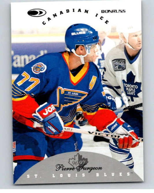 1996-97 Donruss Canadian Ice #110 Pierre Turgeon  Montreal Canadiens  V55398 Image 1