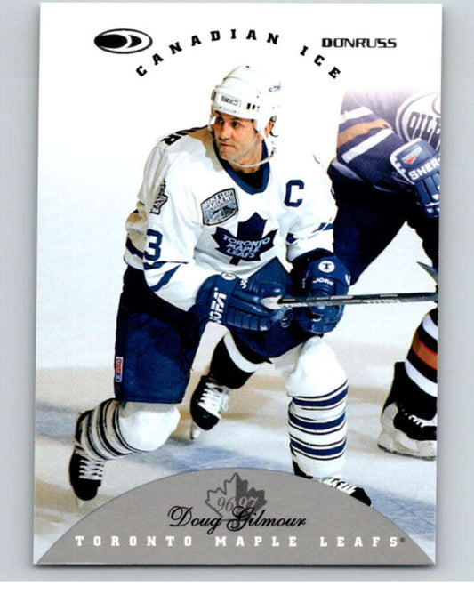 1996-97 Donruss Canadian Ice #112 Doug Gilmour  Toronto Maple Leafs  V55400 Image 1