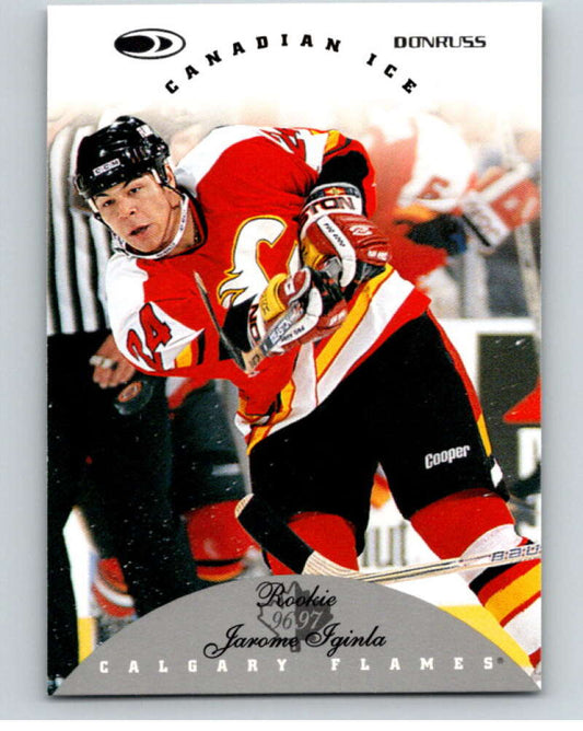 1996-97 Donruss Canadian Ice #124 Jarome Iginla  Calgary Flames  V55412 Image 1