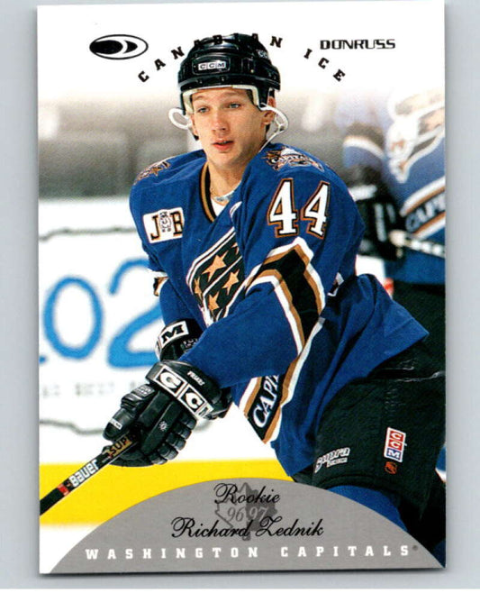 1996-97 Donruss Canadian Ice #125 Richard Zednik  RC Rookie Capitals  V55413 Image 1