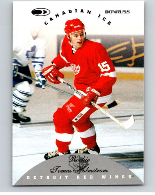 1996-97 Donruss Canadian Ice #129 Tomas Holmstrom  RC Rookie  V55417 Image 1