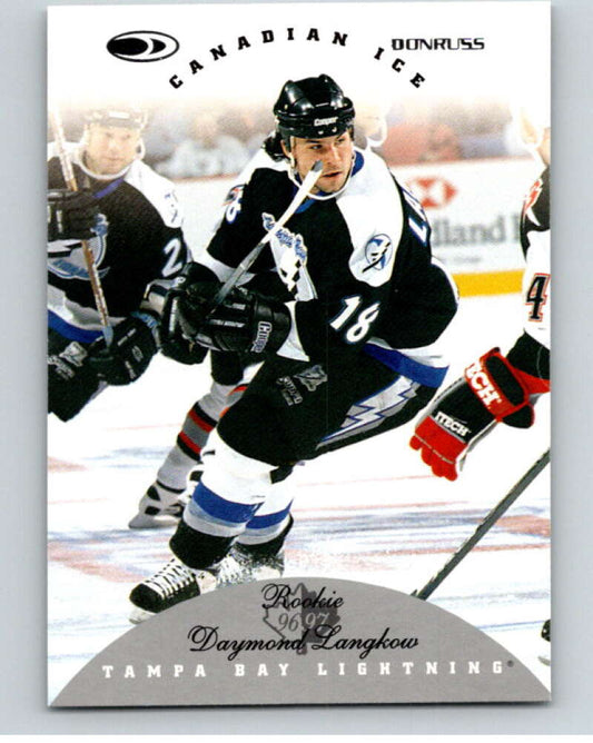 1996-97 Donruss Canadian Ice #135 Daymond Langkow  Tampa Bay Lightning  V55423 Image 1
