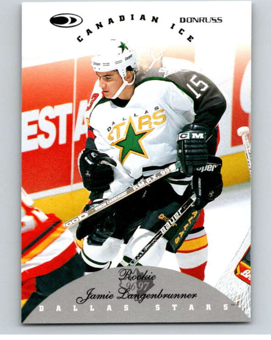1996-97 Donruss Canadian Ice #137 Jamie Langenbrunner  Dallas Stars  V55425 Image 1