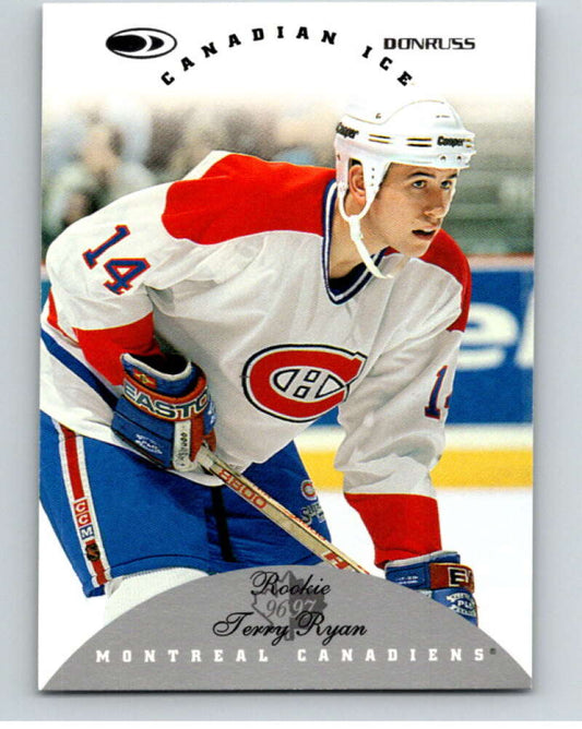 1996-97 Donruss Canadian Ice #142 Terry Ryan  RC Rookie Canadiens  V55430 Image 1