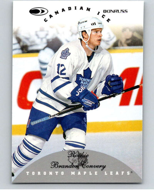 1996-97 Donruss Canadian Ice #144 Brandon Convery  Toronto Maple Leafs  V55432 Image 1
